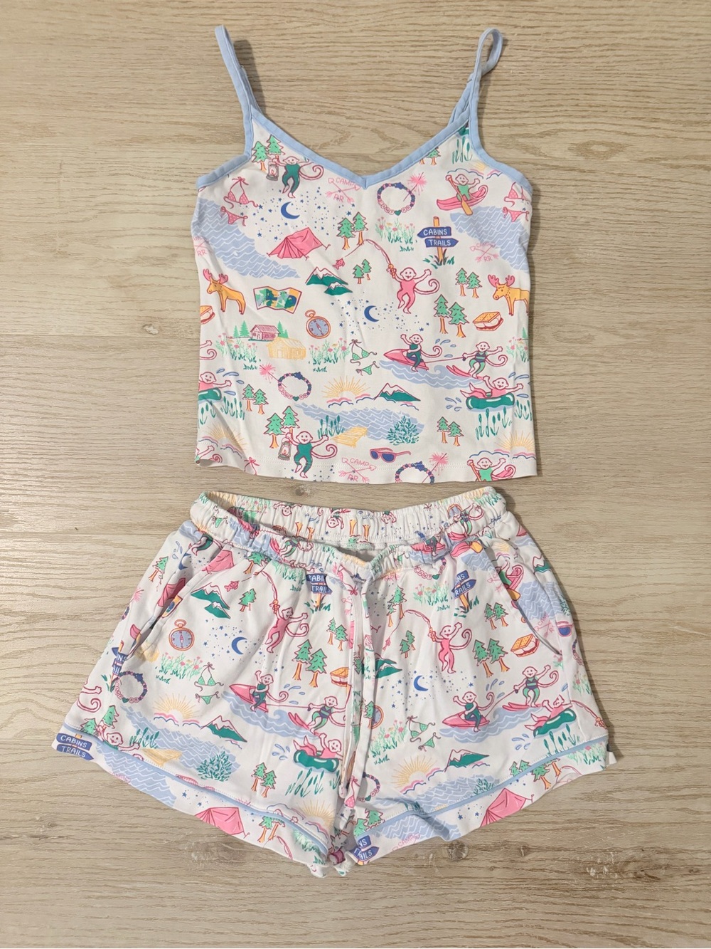 Roller Rabbit Camp RR Mischa Cami & Shorts Pajama Set